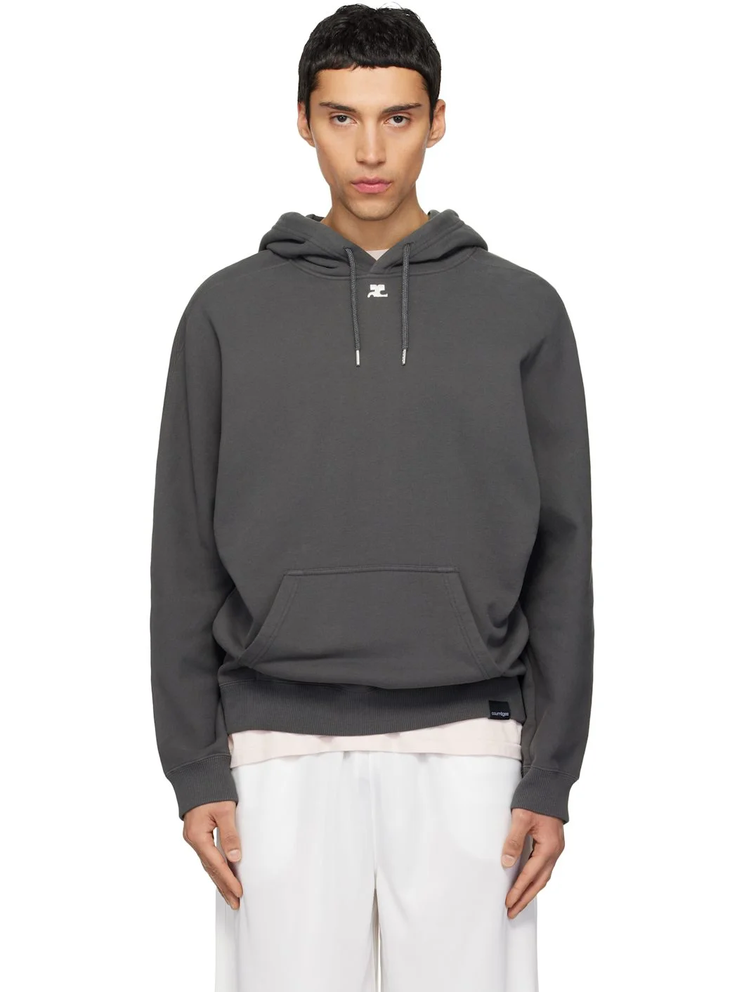 Gray Oversized Hoodie - 1