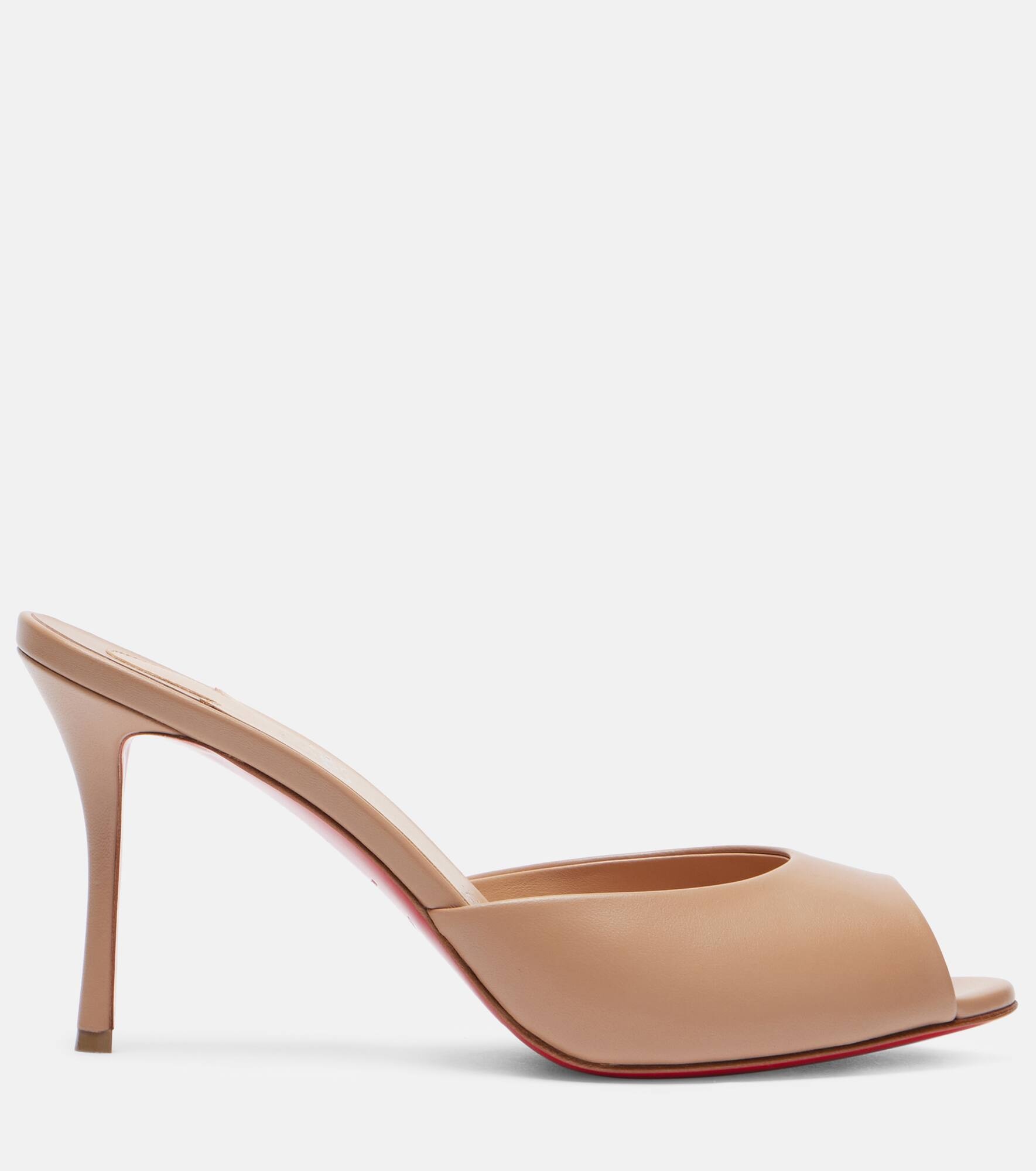 Me Dolly 85 leather mules - 4