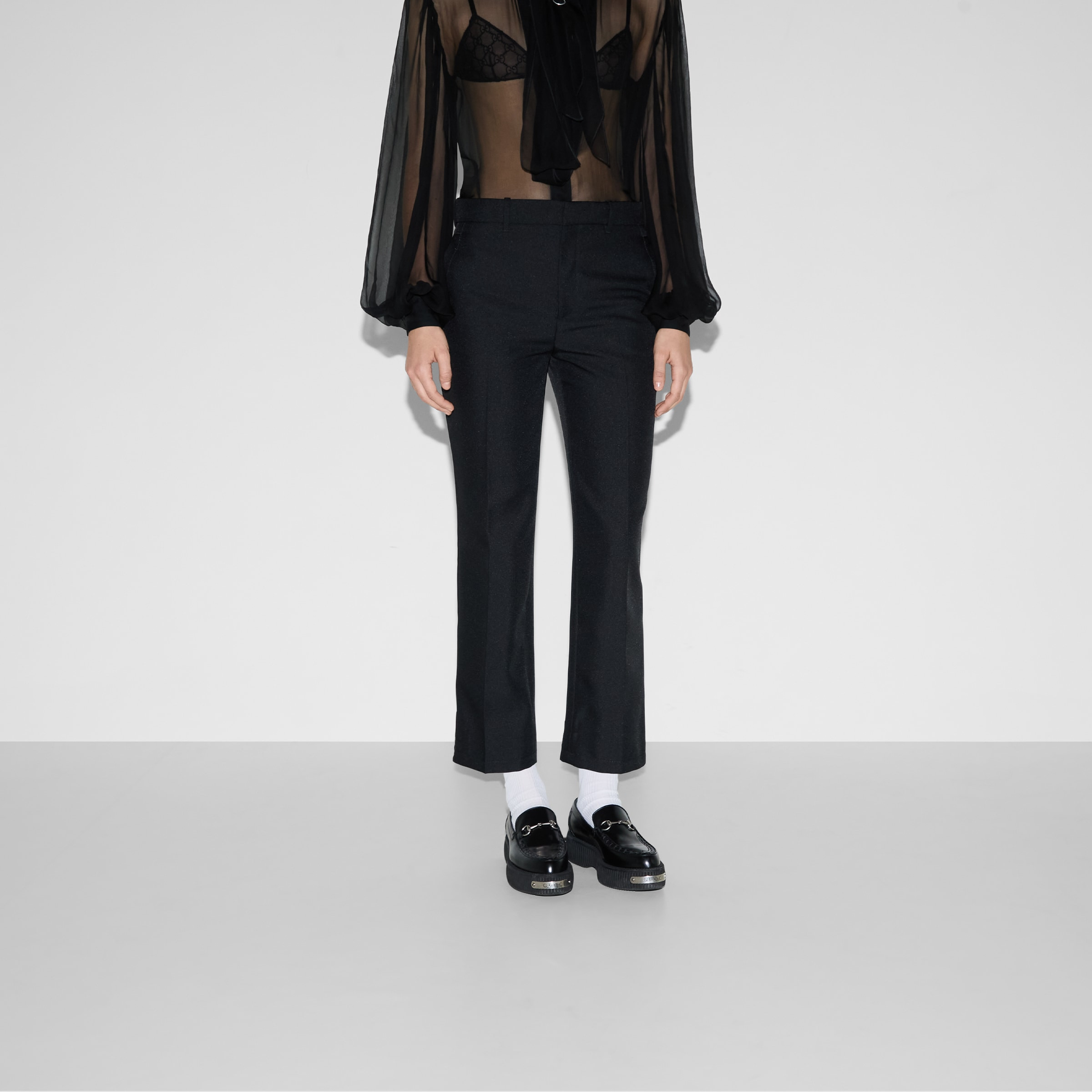 Fine drill pant with embroidery - 3