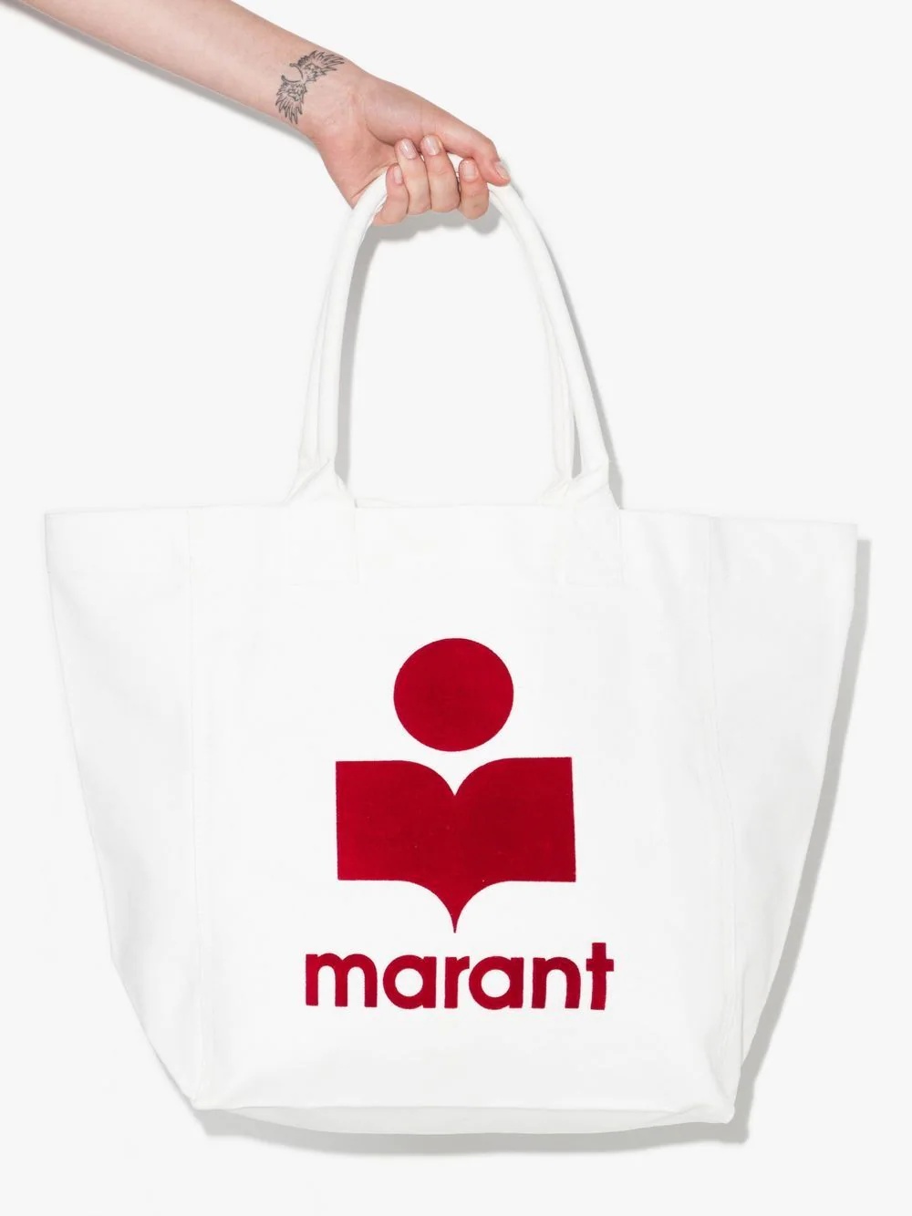 logo-print tote bag - 4