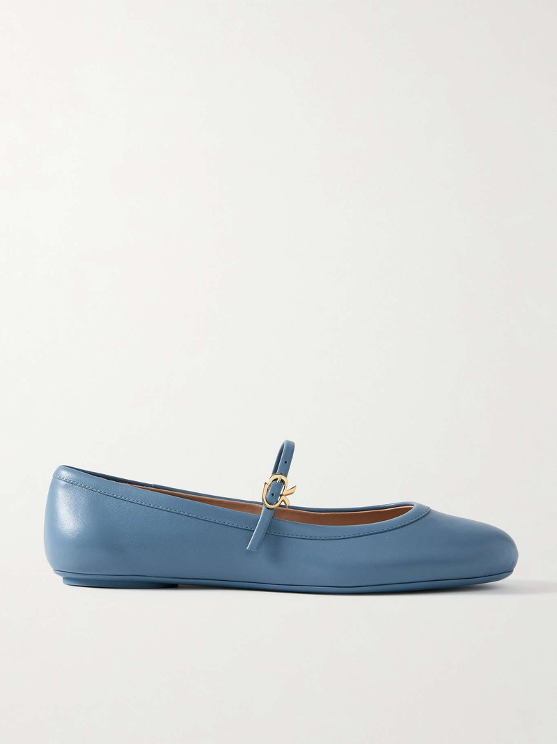 Carla leather Mary Jane ballet flats 1