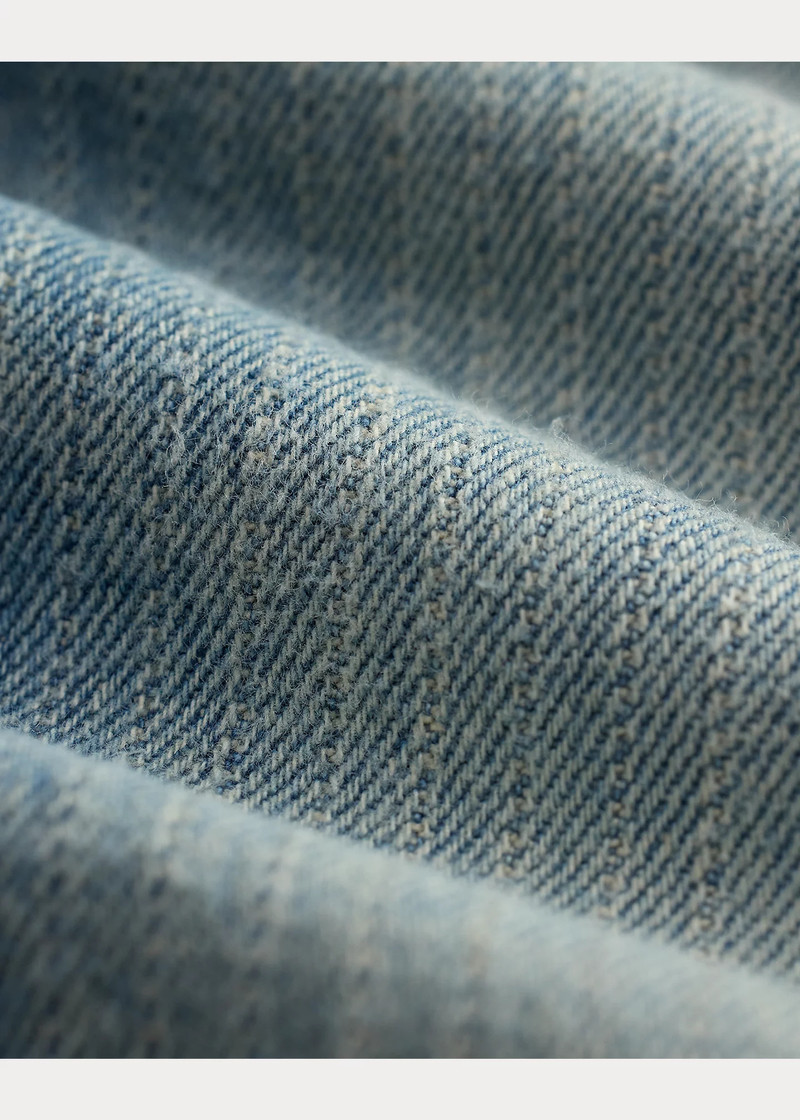 High Slim Jacquard Denim Jean 6