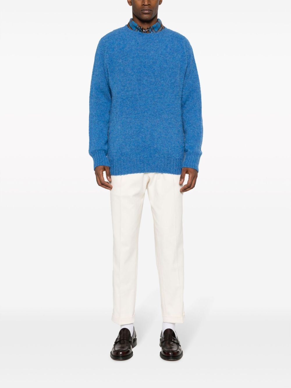 crew-neck wool jumper - 2
