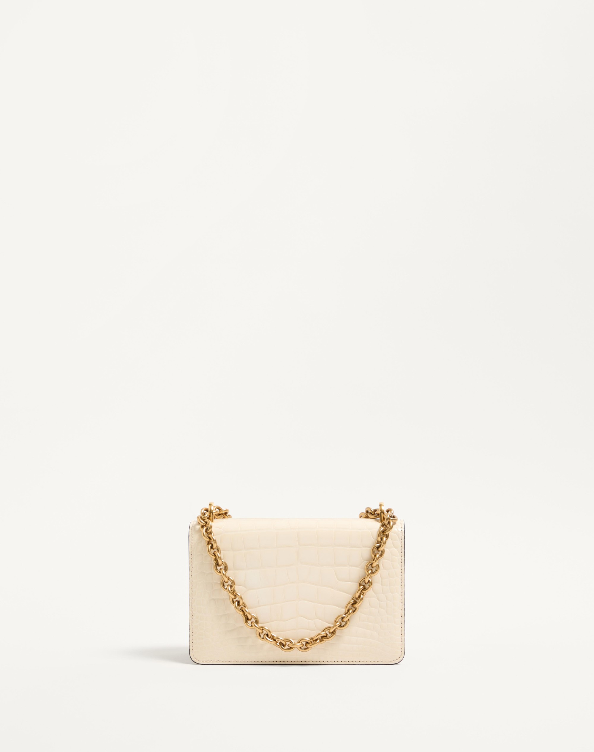 VALENTINO GARAVANI VAIN SMALL SHOULDER BAG IN CROCODILE LEATHER - 4