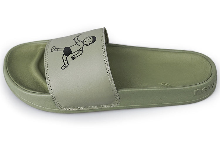 New Balance x Noritake Slippers Dark Green SMF200NO - 2
