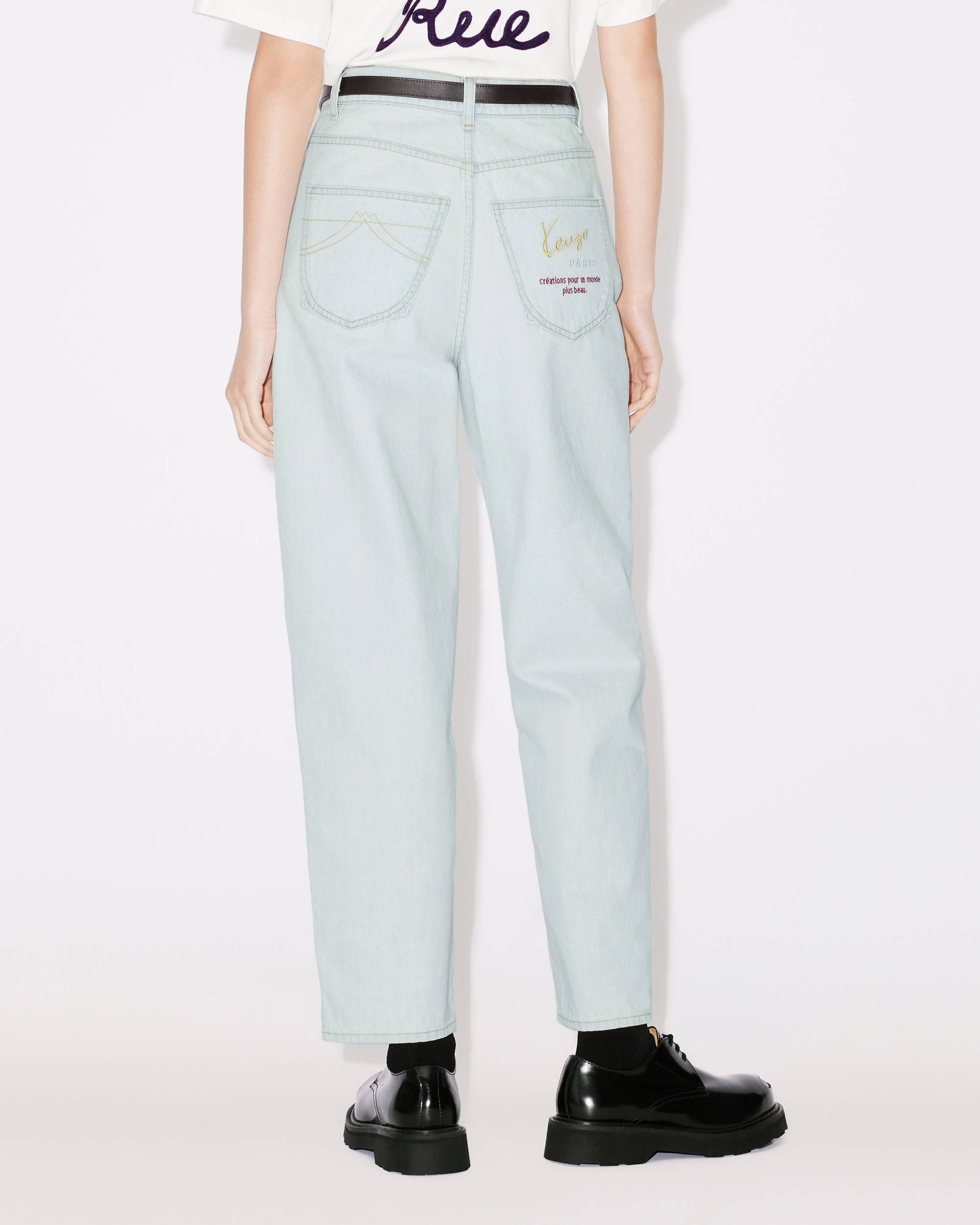 'KENZO Travel' carrot jeans - 5