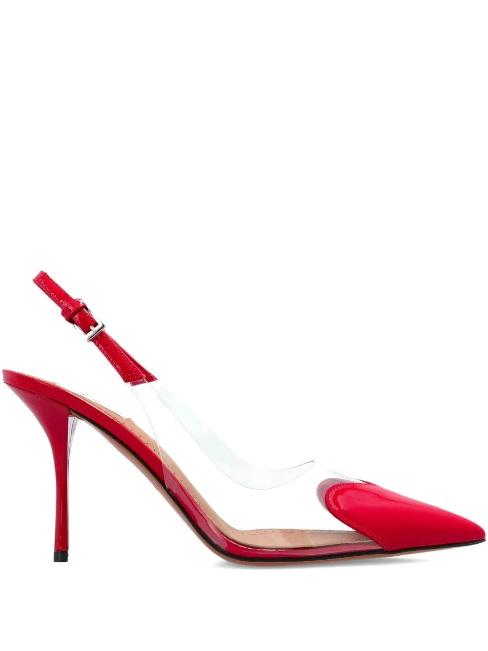 heart-toe slingback pumps - 1