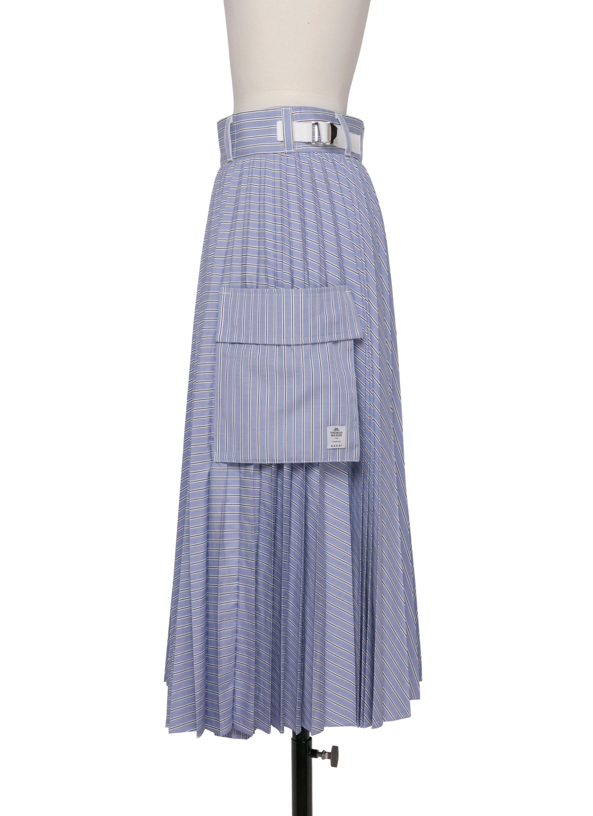 Thomas Mason Cotton Poplin Skirt - 2