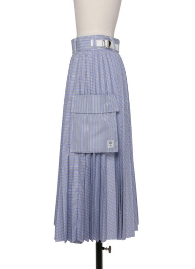 sacai Thomas Mason Cotton Poplin Skirt outlook