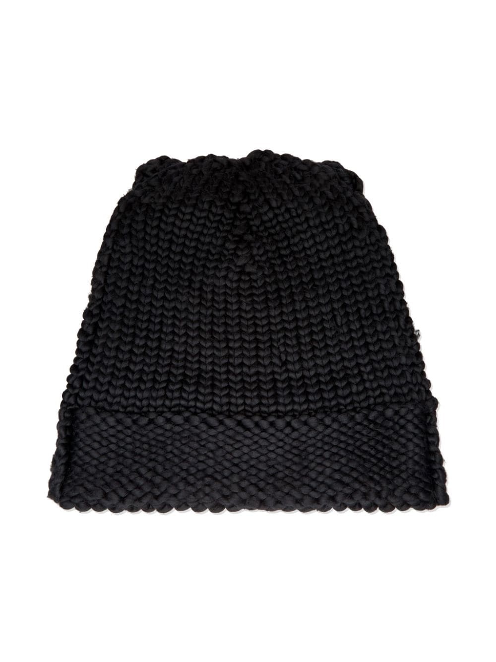 cable-knit ears beanie - 2