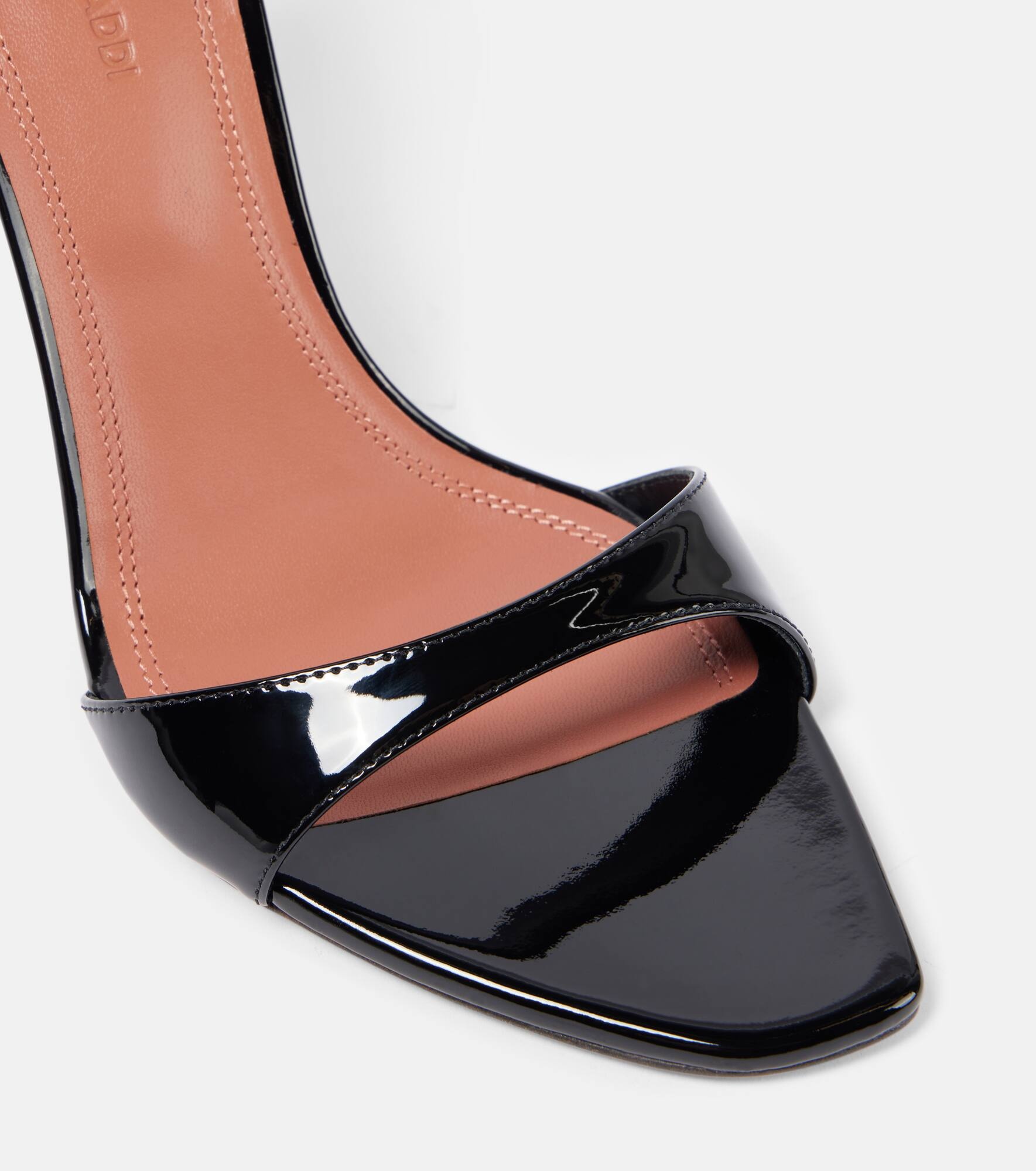 Agnese 95 patent leather sandals - 5