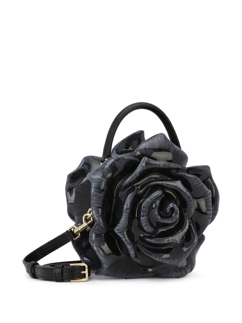 Dolce Box rose top-handle bag - 4