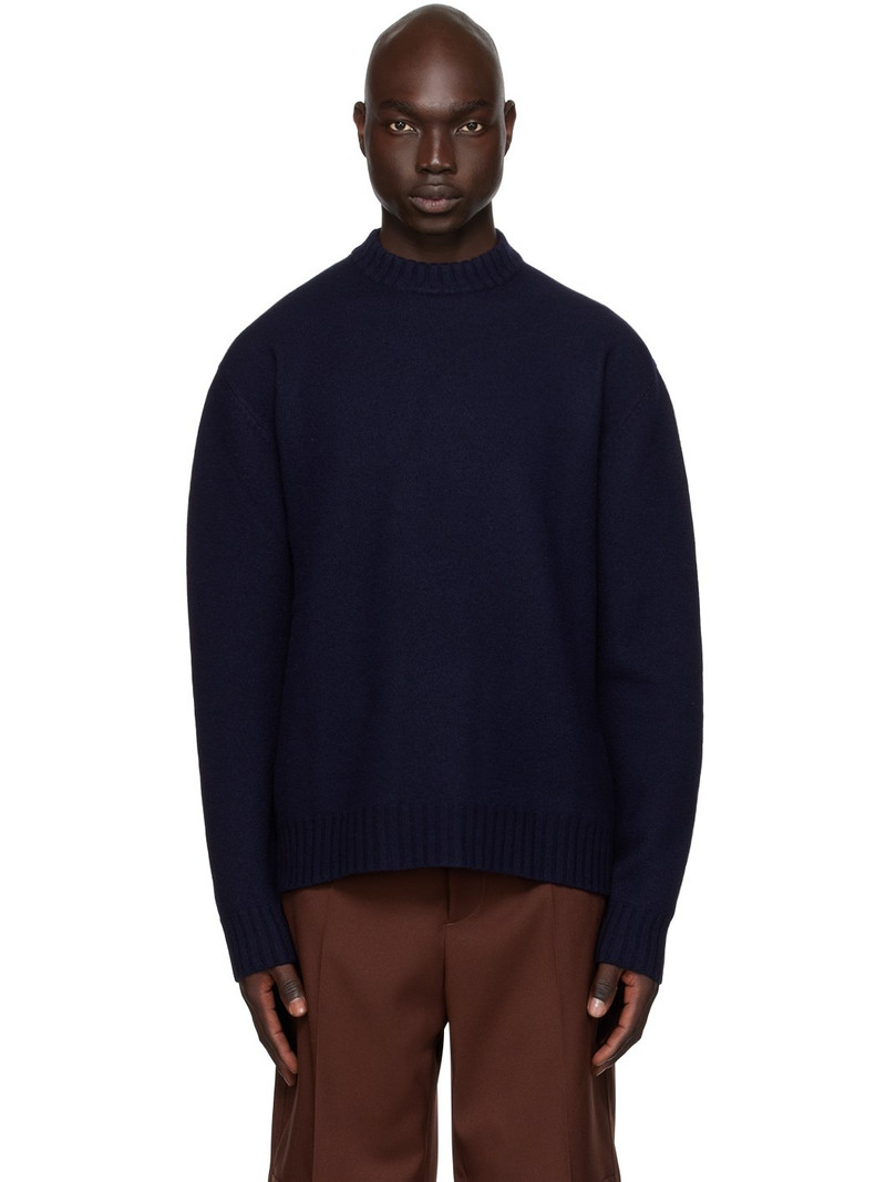 Navy Crewneck Sweater 1