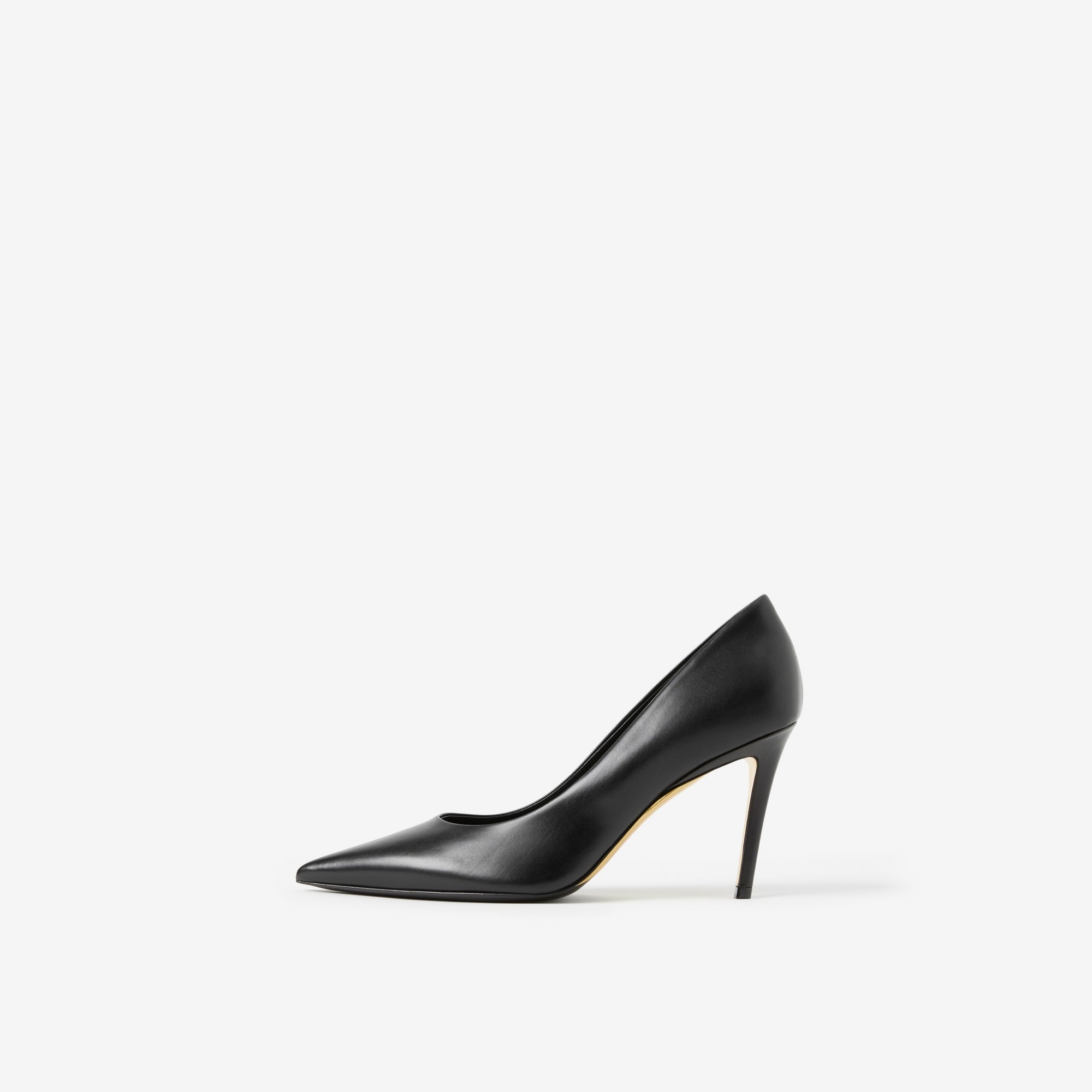Leather Point-toe Pumps - 6