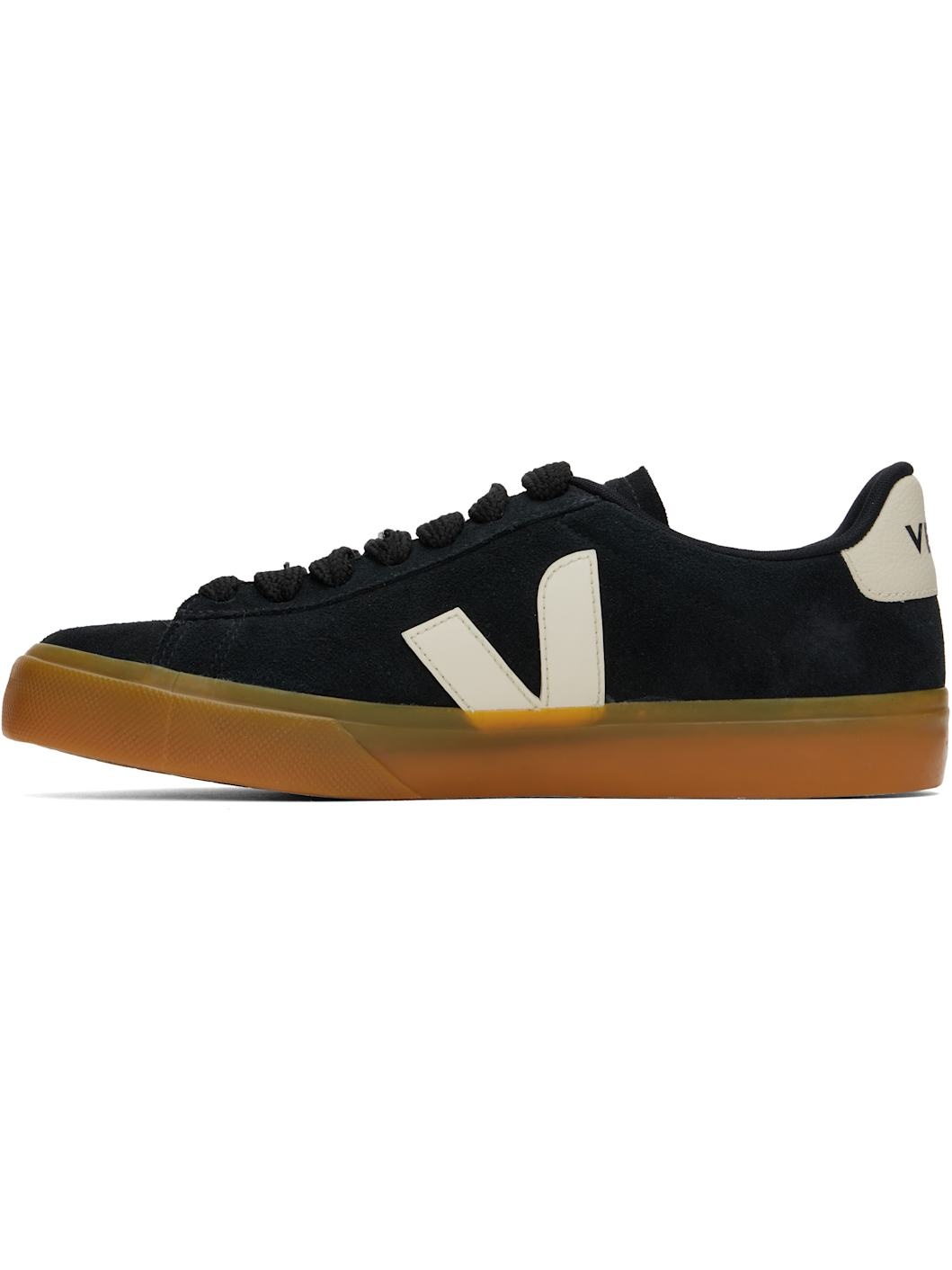 Black Campo Bold Suede Sneakers - 3