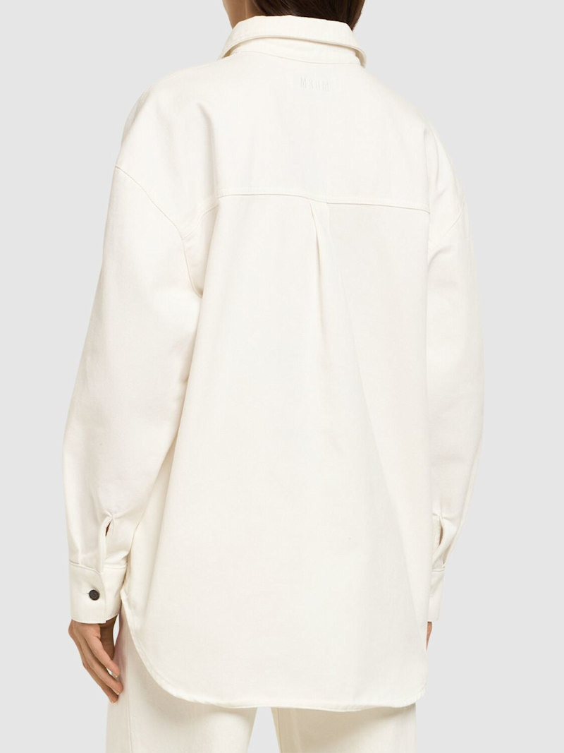 Embroidered denim shirt - 3