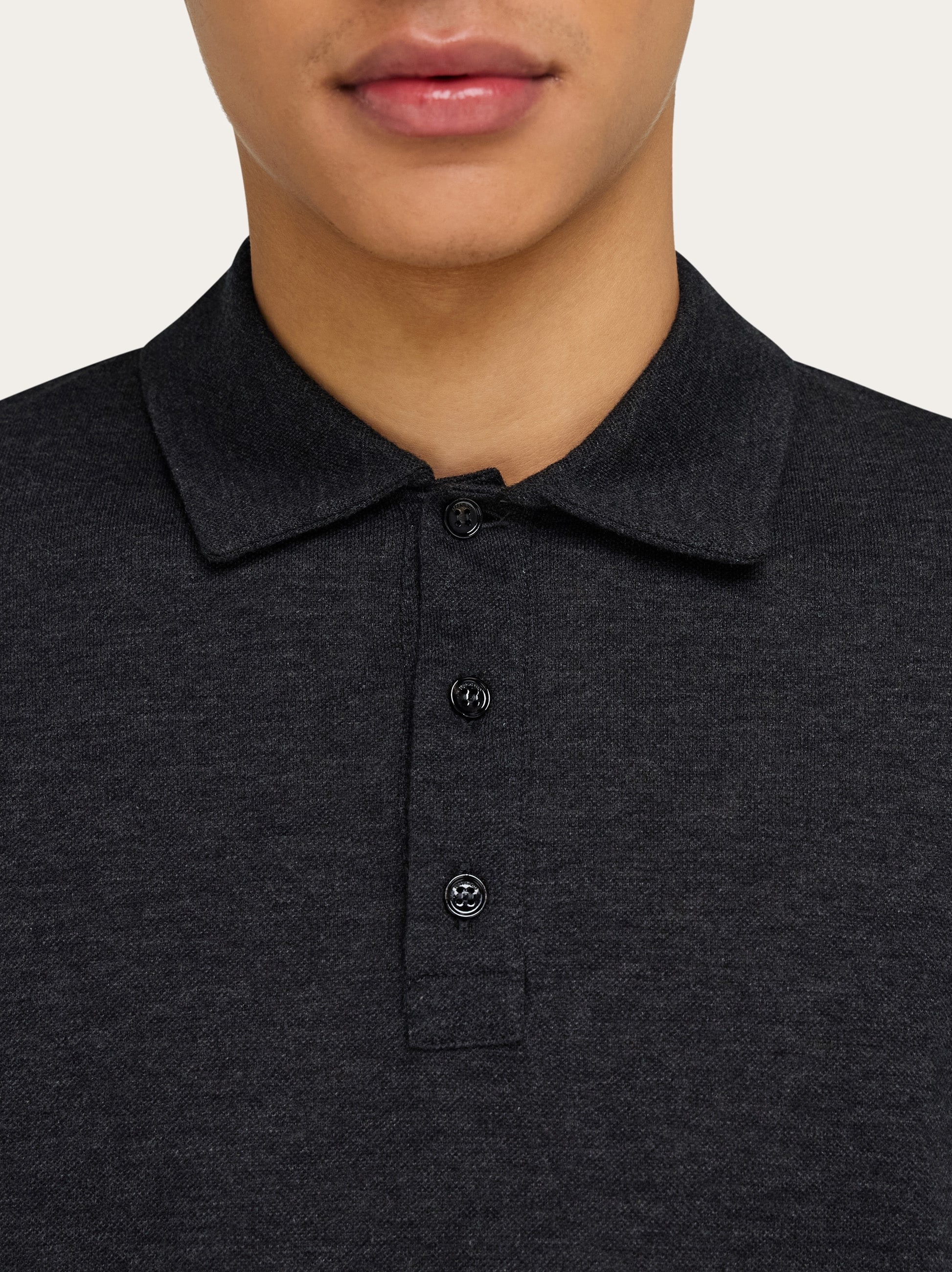 Long sleeve polo shirt - 4