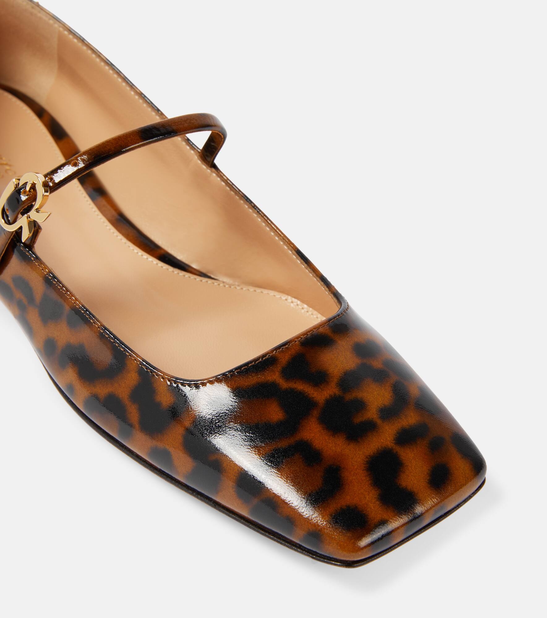 Christina patent leather Mary Jane flats - 6