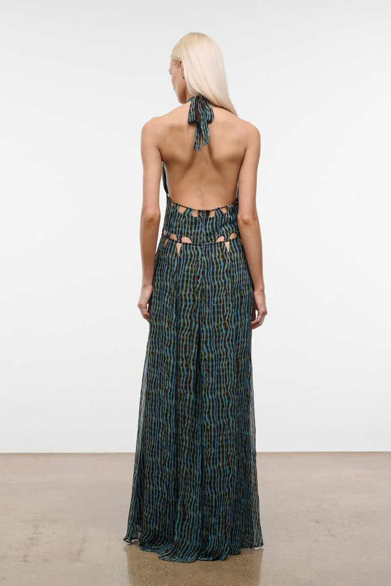 STAUD ZARIA DRESS TIDAL SHELL 4