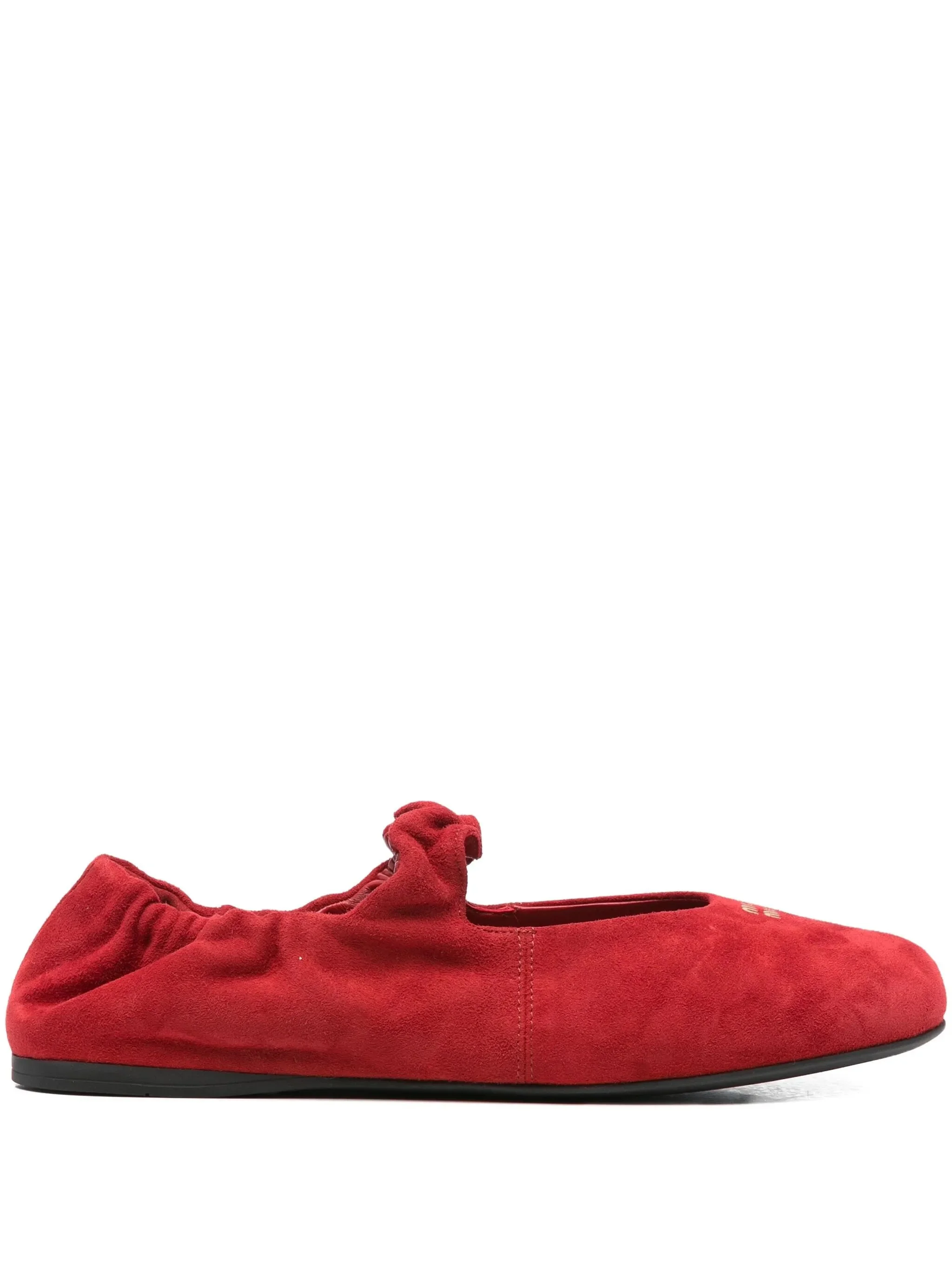Miu Miu Suede Ballet Flats - 1