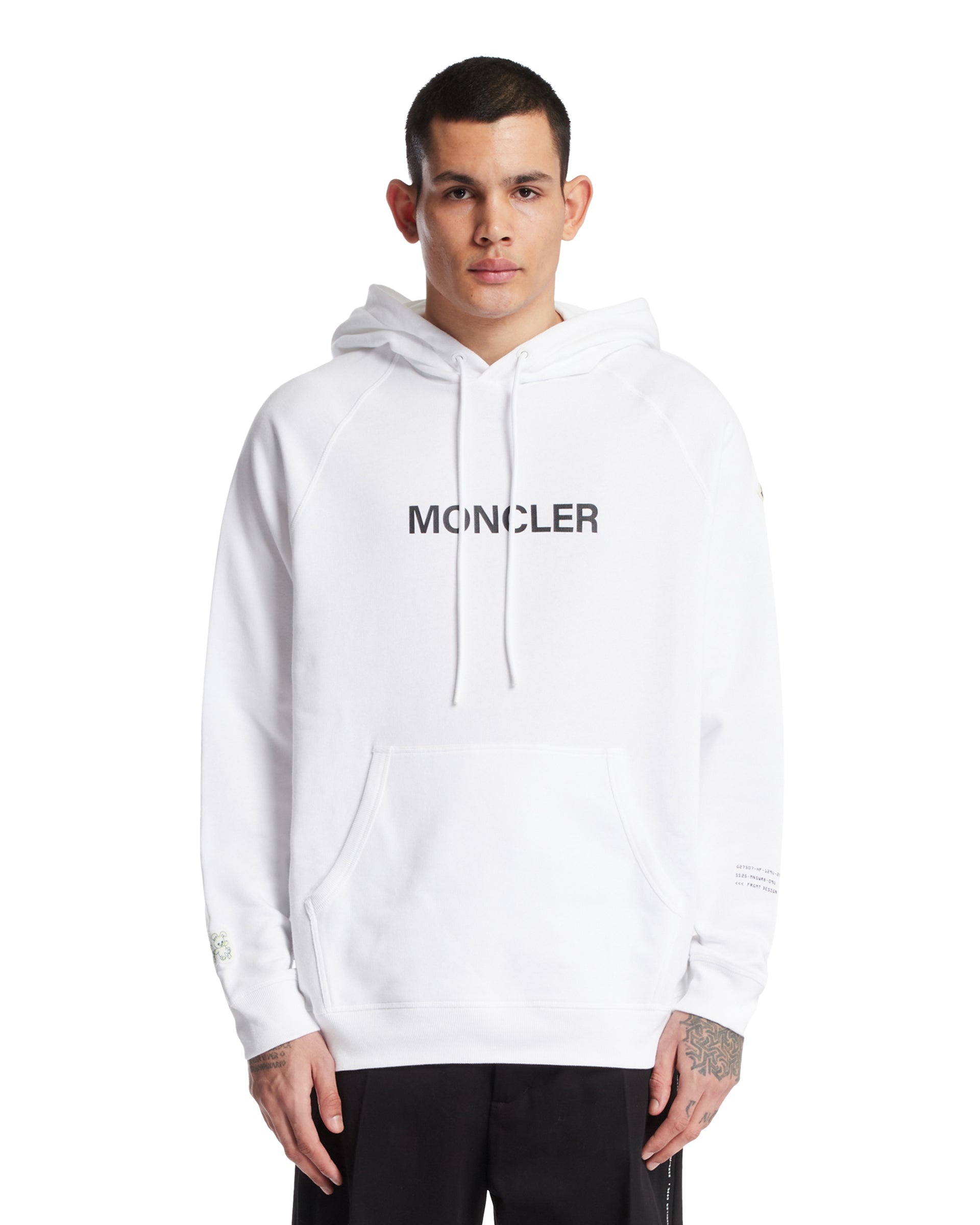 Moncler Genius x FRGMT White Cotton Hoodie - 1
