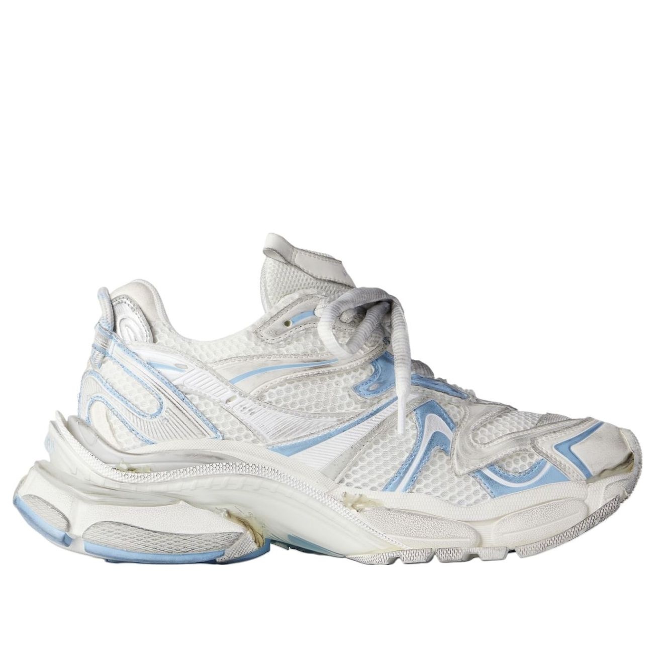 (WMNS) Balenciaga Runner 2.0 'White Blue' 779064W3RXP9041 - 2