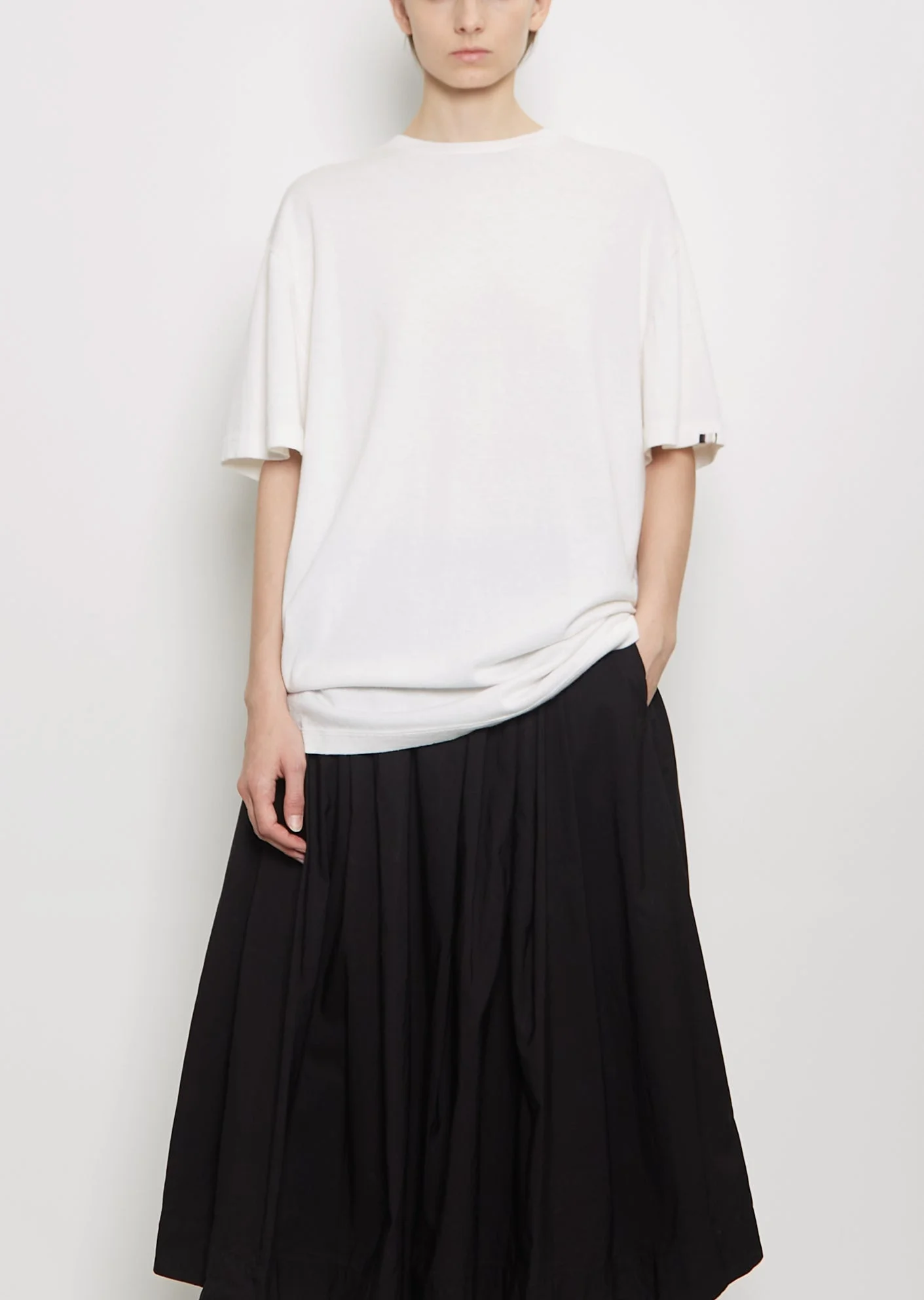 n°269 Rik Cotton Cashmere Top — Snow - 1