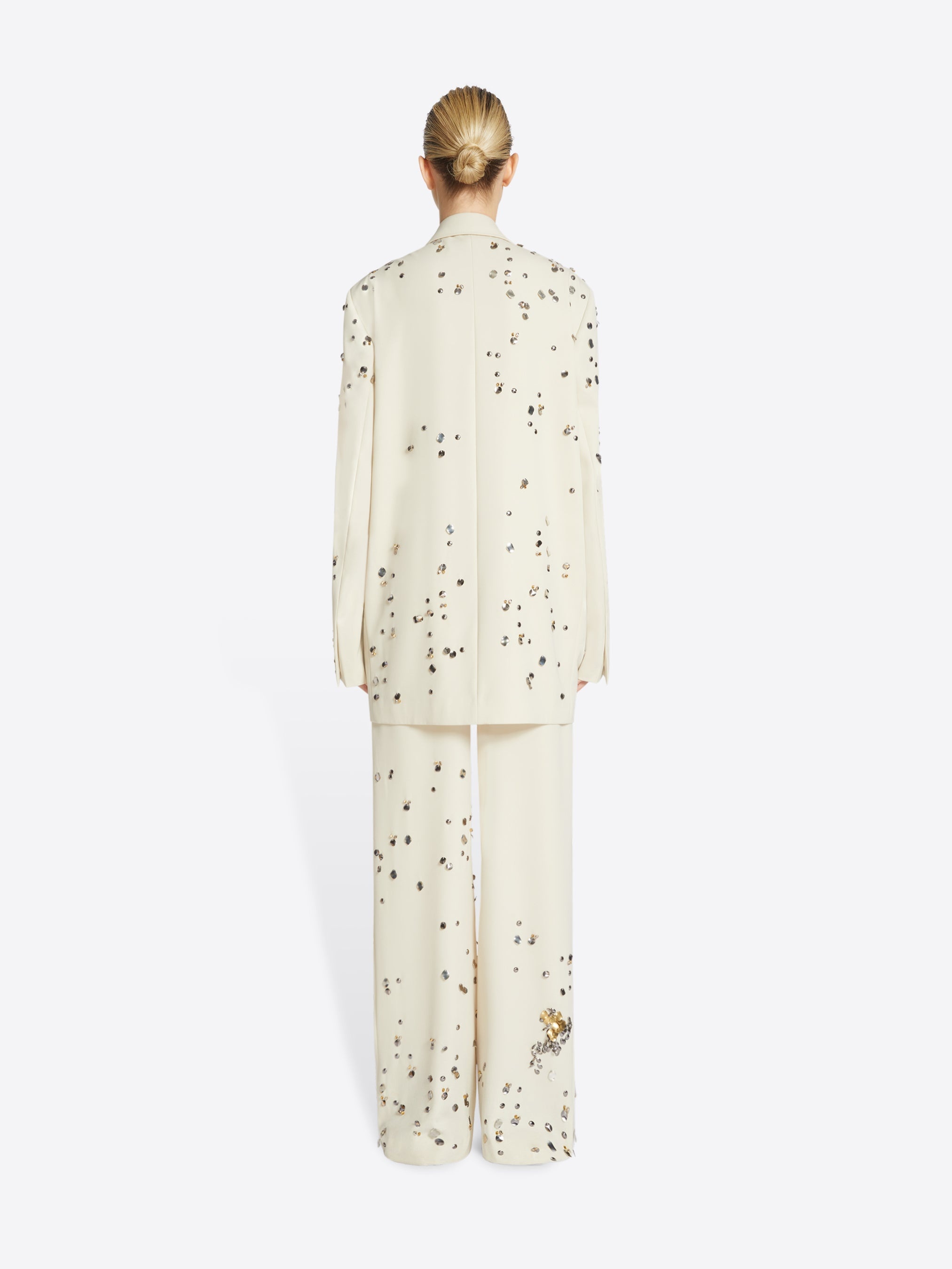 EMBELLISHED WOOL BLAZER - 4