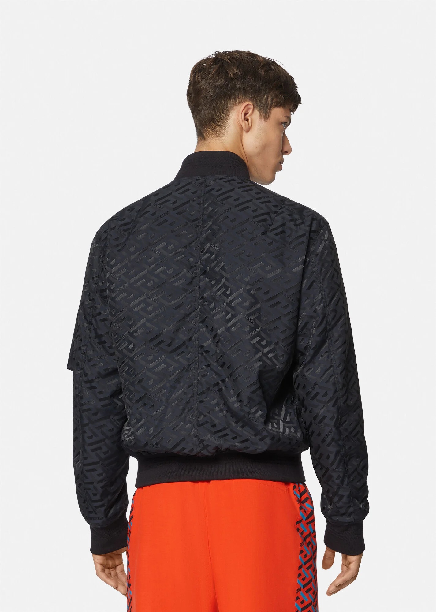 La Greca Print Bomber Jacket - 4