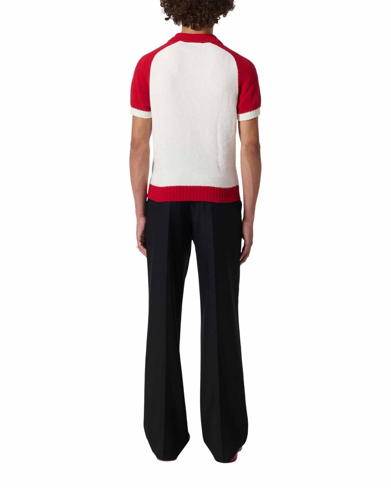 Boucle Raglan Polo Shirt | Casablanca Paris - 3