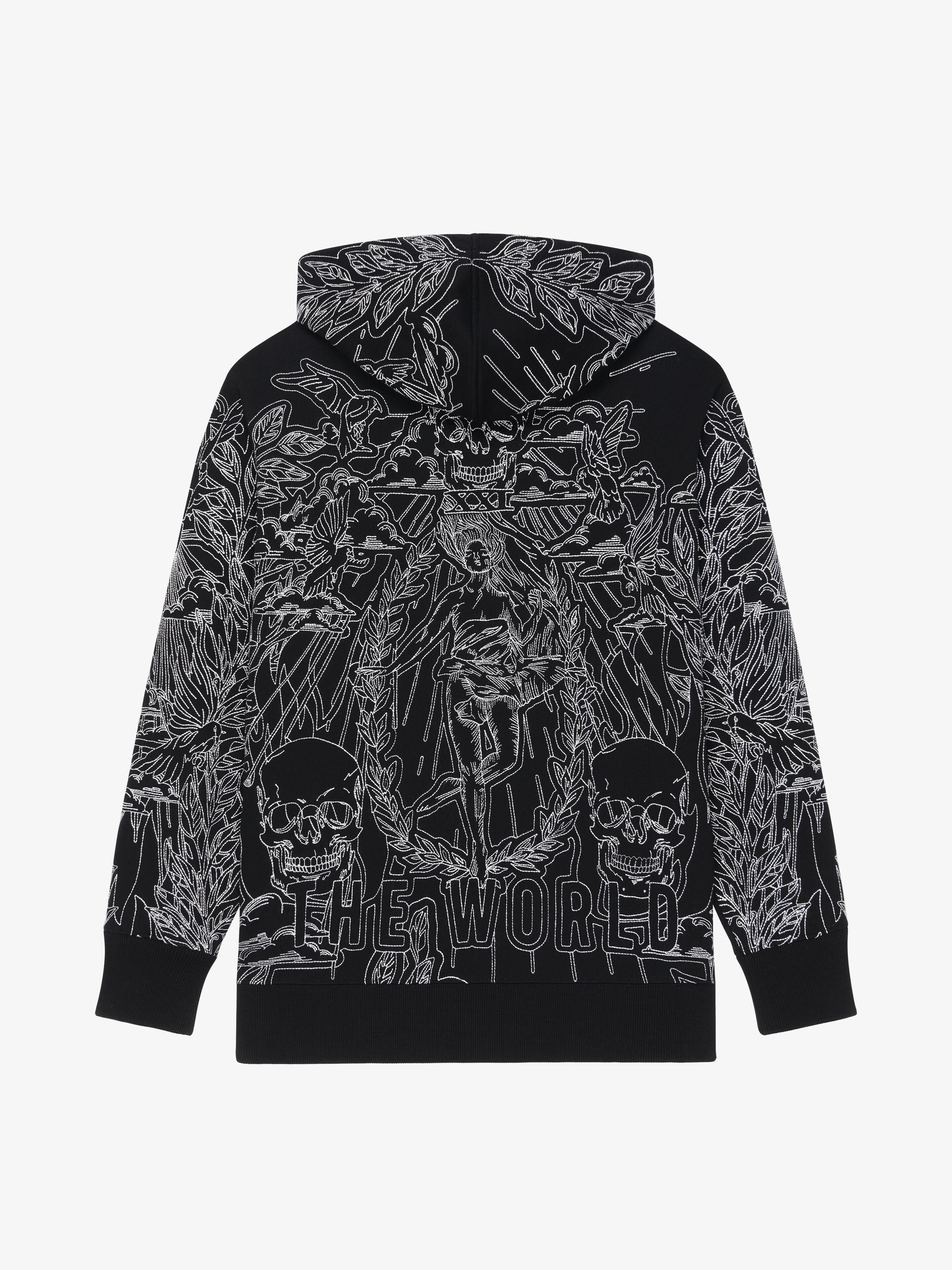 Givenchy HOODIE IN FELPA WITH GIVENCHY LOGO | REVERSIBLE