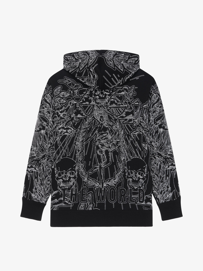 HOODIE IN FELPA WITH GIVENCHY LOGO 5