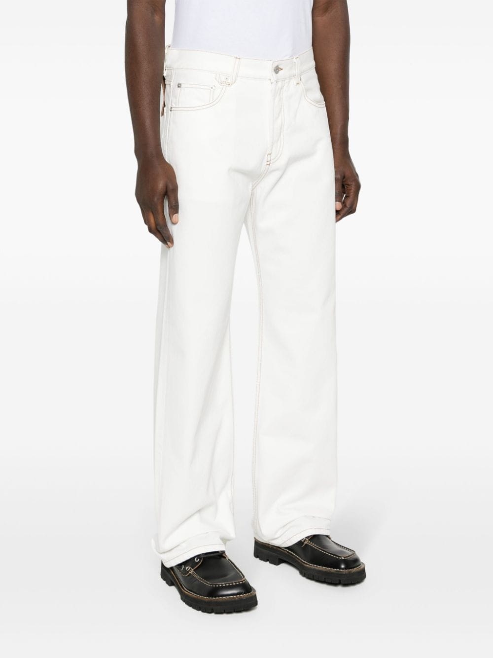 Le de NÃ®mes Droit mid-rise straight-leg jeans - 3