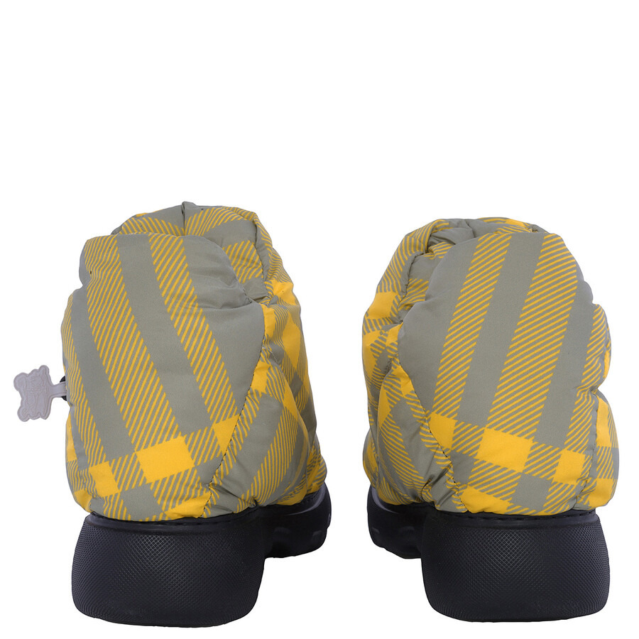 Burberry Check Drawstring Pillow Padded Snow Boots - 4