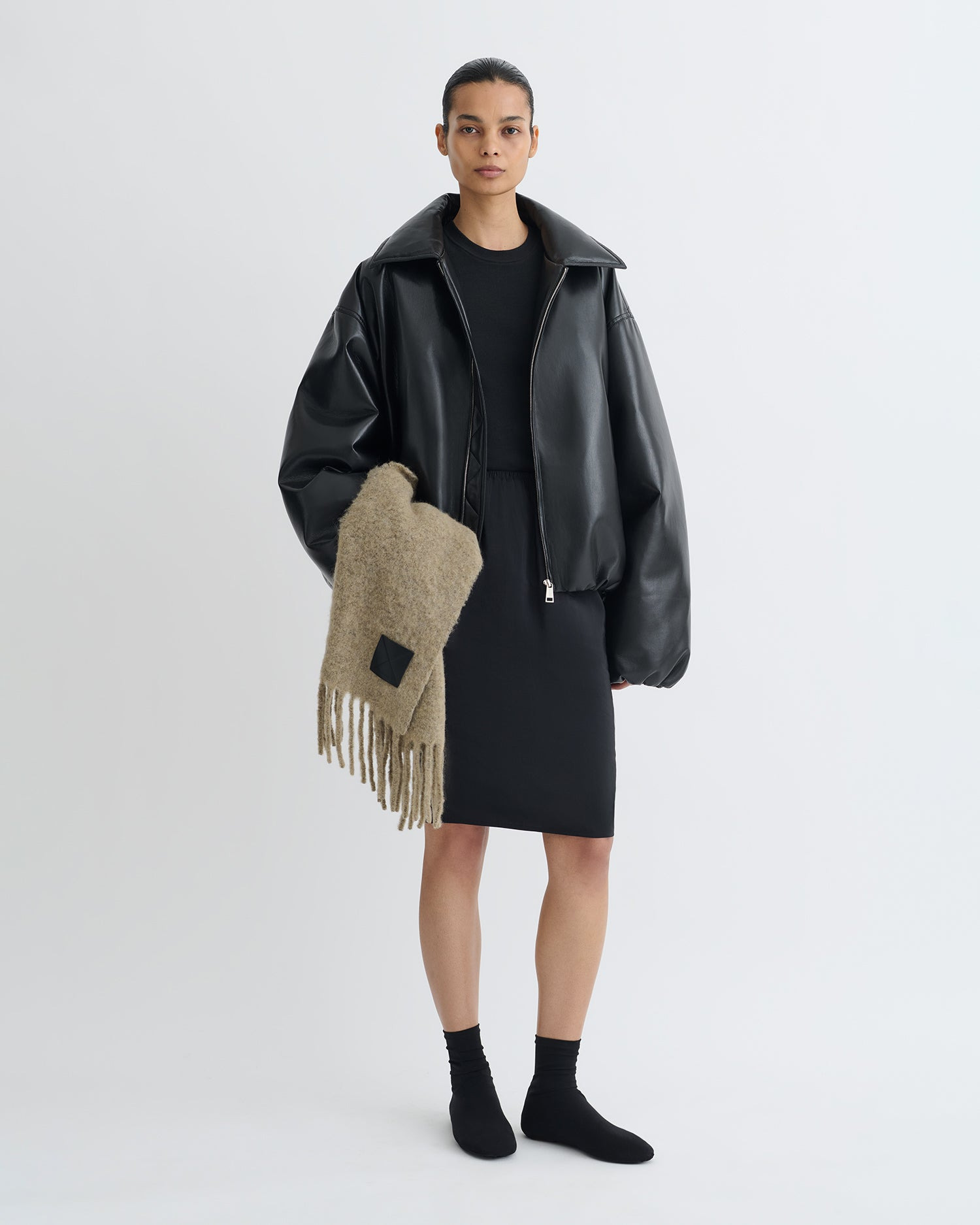 Glass Poplin Skirt - 3