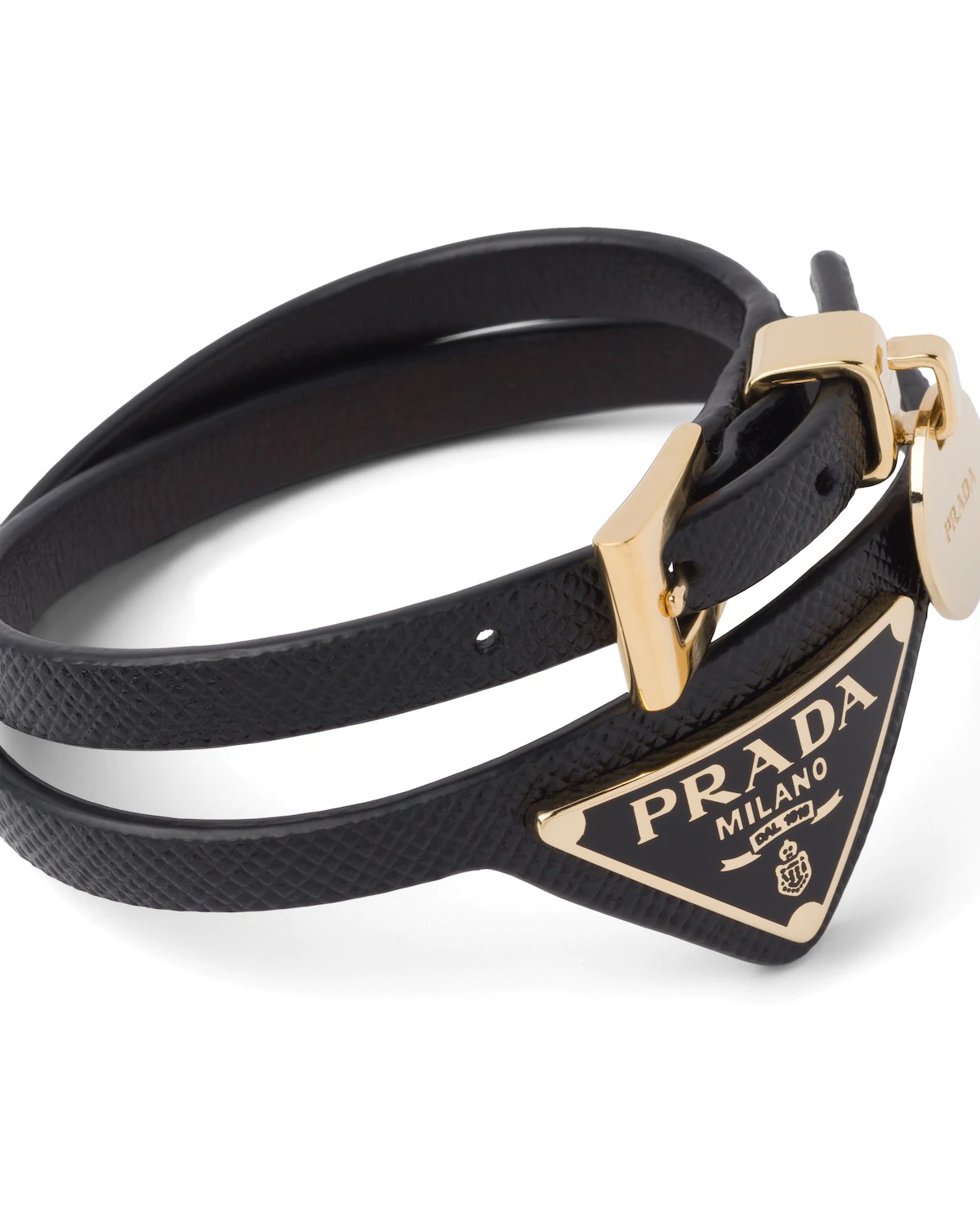 Saffiano leather bracelet - 3