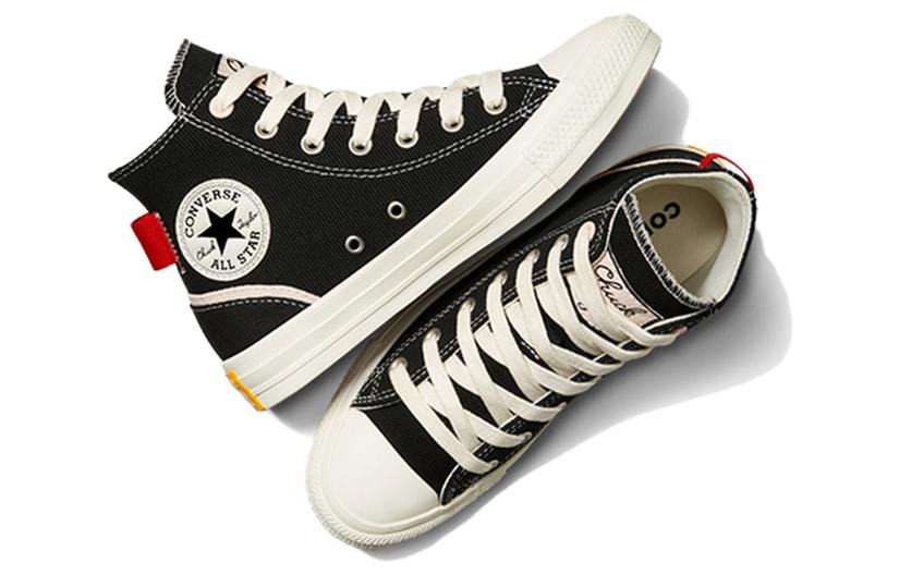 (WMNS) Converse Chuck Taylor All Star High 'Black Egret' A07118C - 4