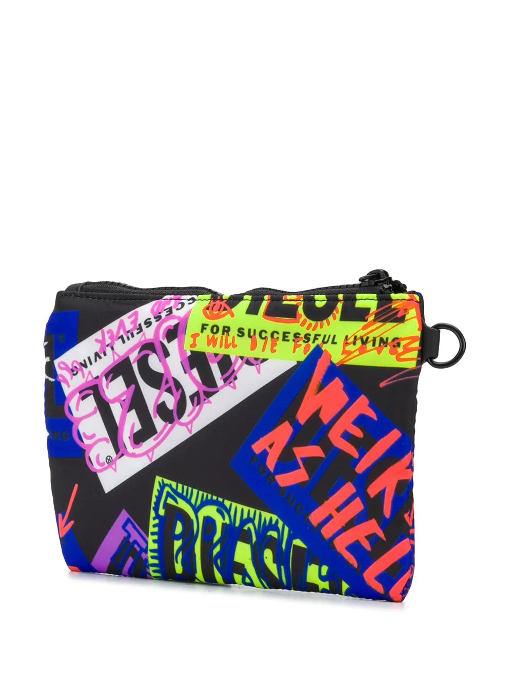 graphic print cross body bag - 3