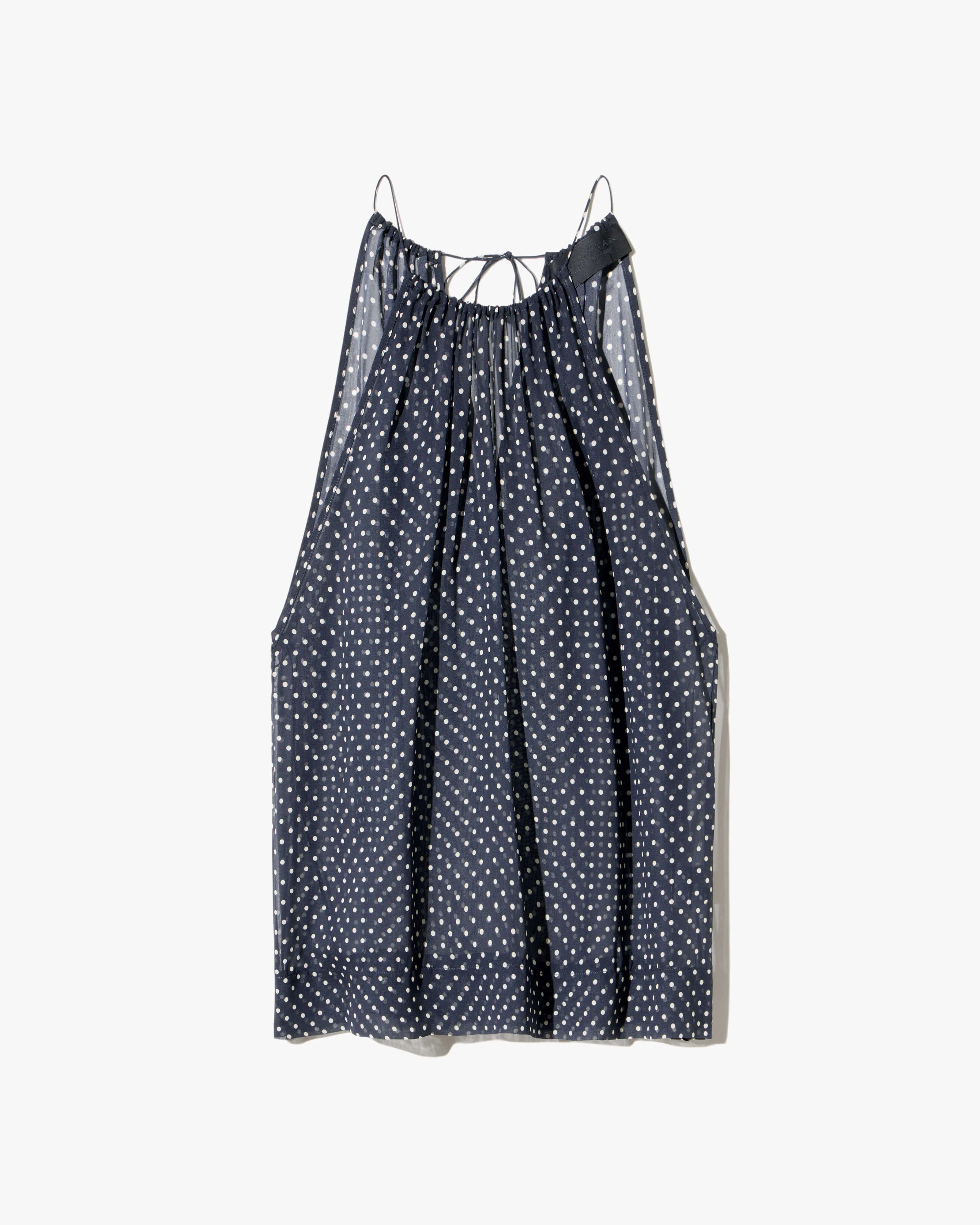 NIKKI HALTERNECK SILK TOP - 1