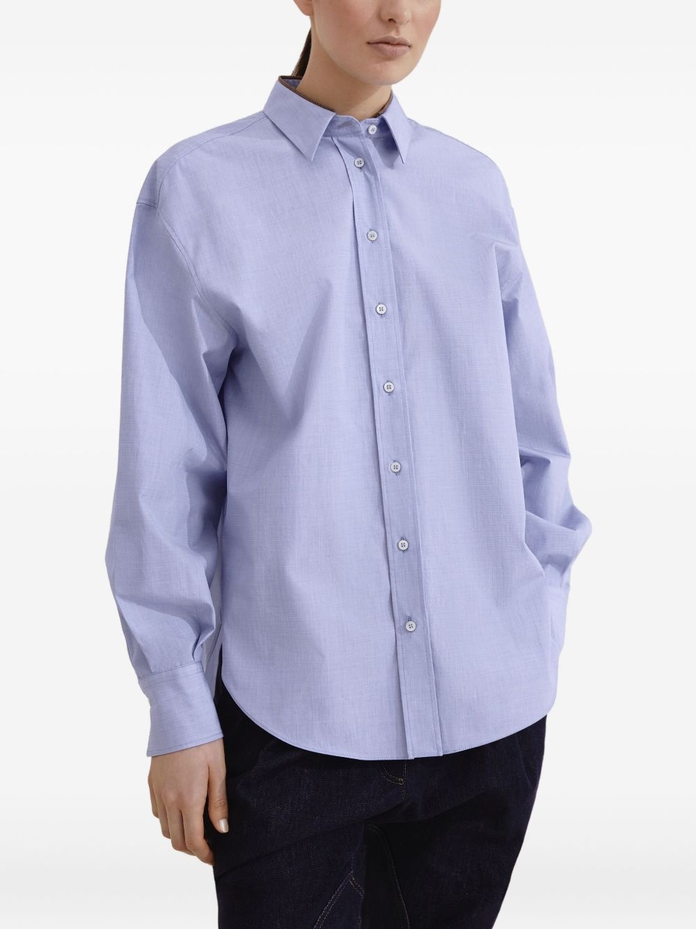 long-sleeve button-up shirt - 3