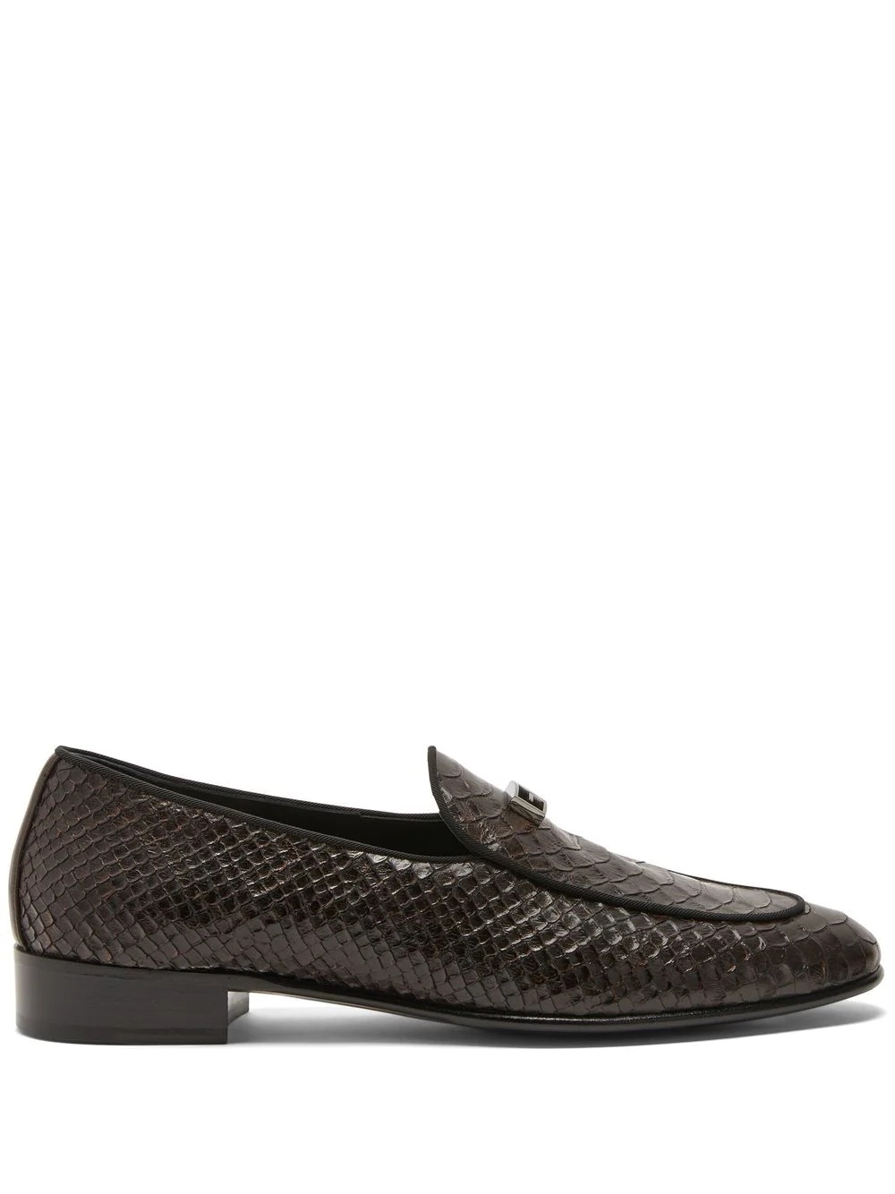 GZ Rudolph snakeskin-effect loafers - 1