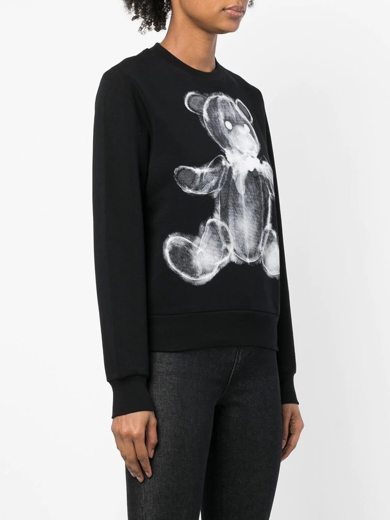 teddy bear x-ray-print T-shirt 3
