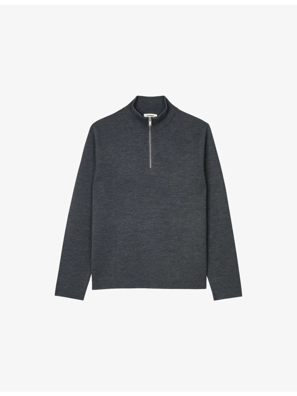 Half-zip wool jumper - 1