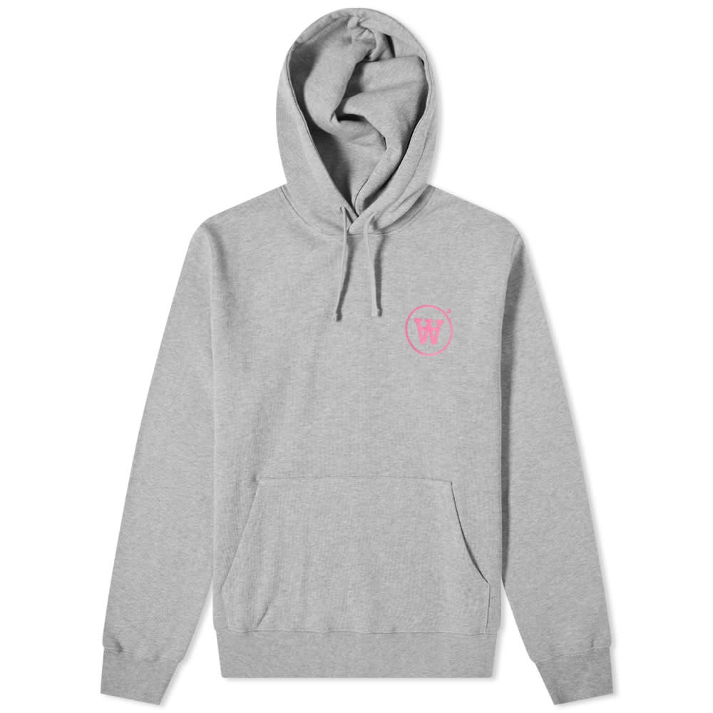 Wood Wood Aa Ian Logo Popover Hoody - 1