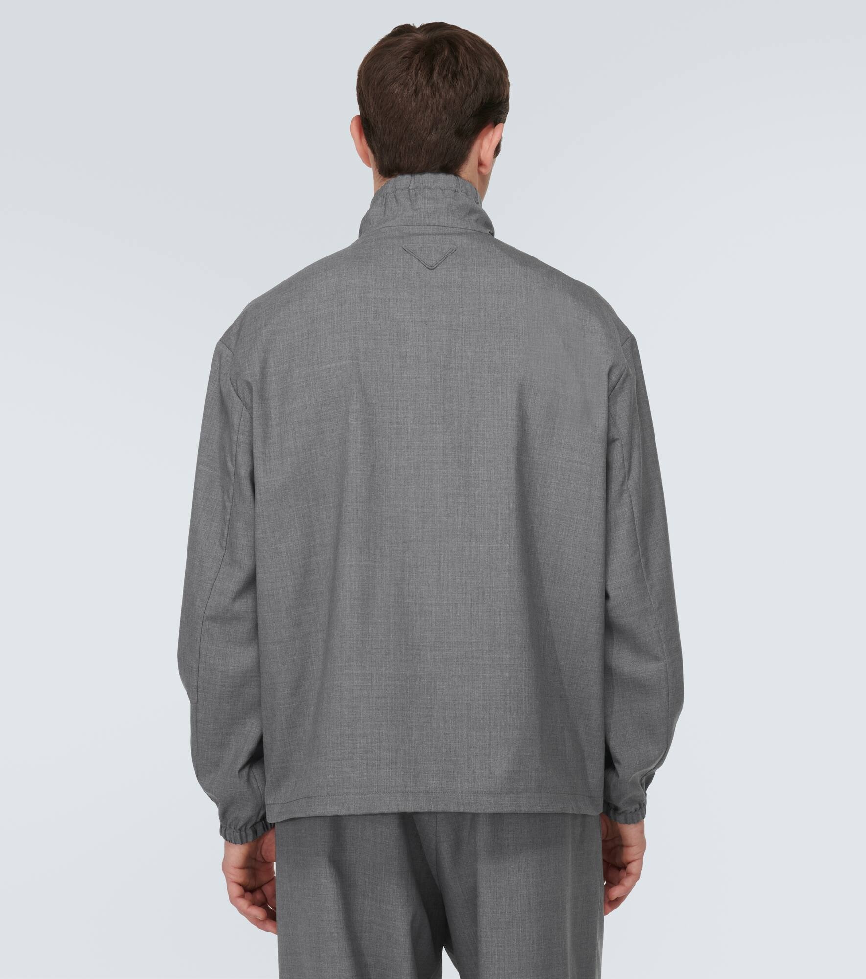 Virgin wool blouson jacket - 4