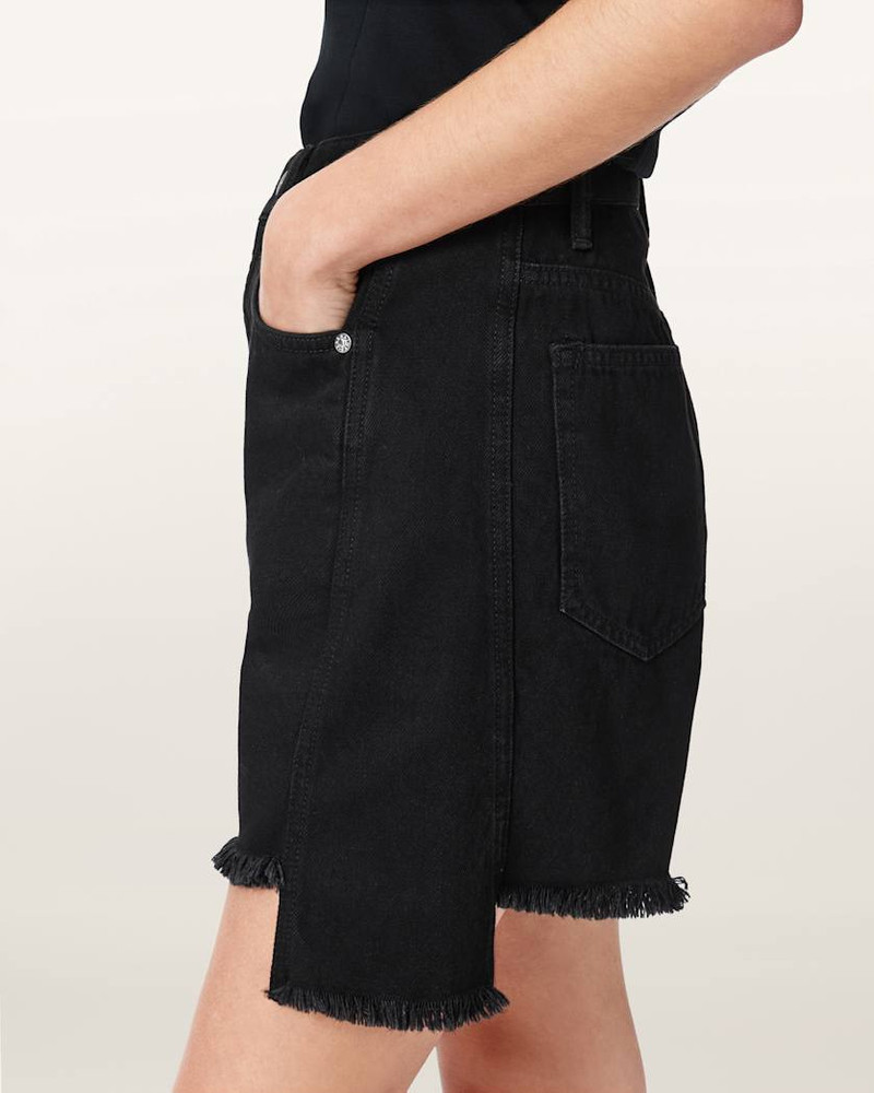FRANKIE HIGH WAISTED DENIM SHORTS 7