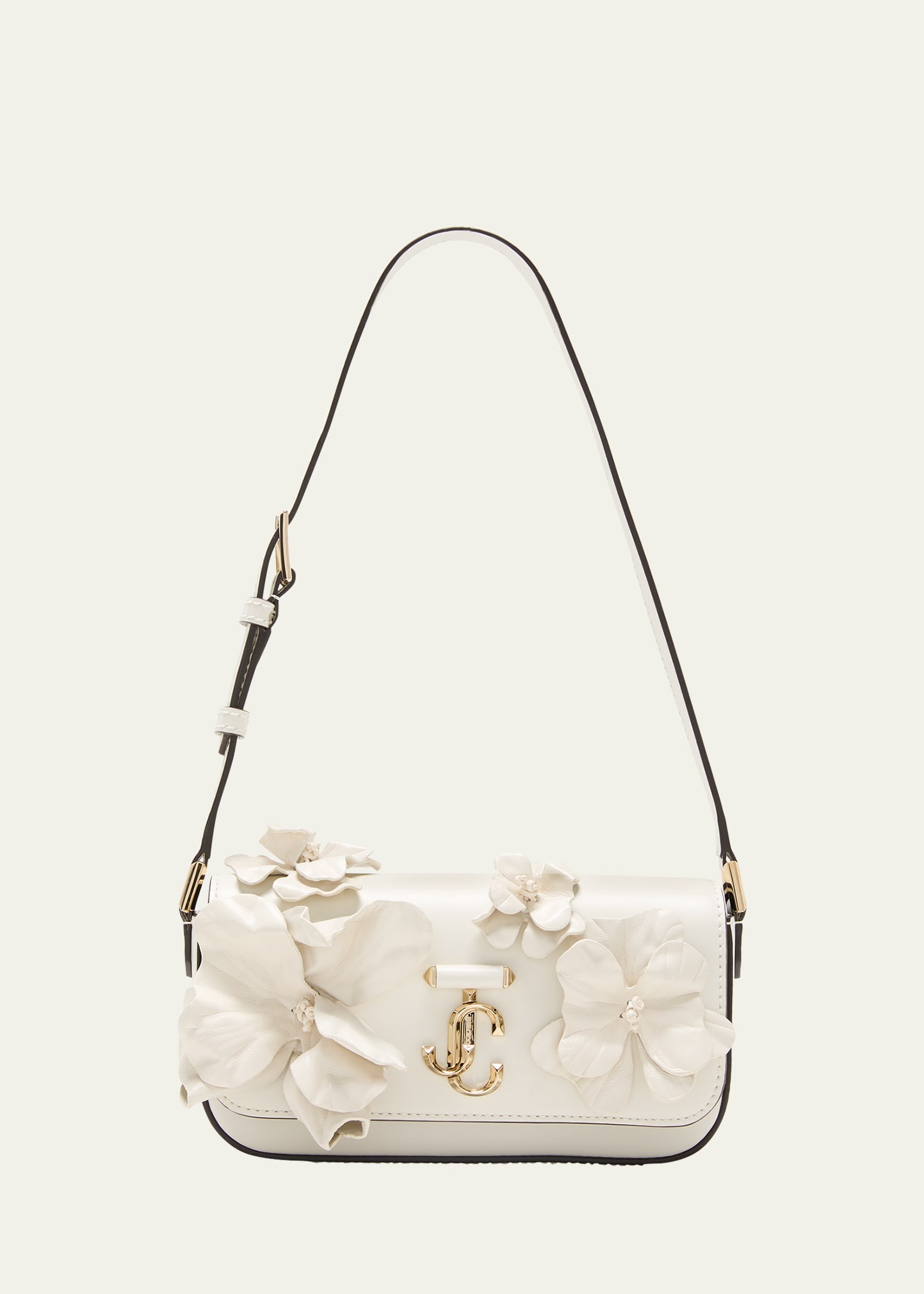 Avenue Mini Flower Leather Shoulder Bag - 1