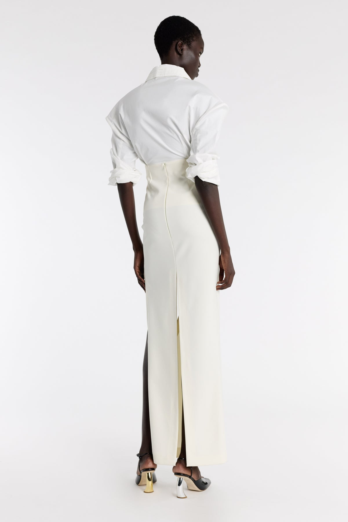 PENCIL SKIRT IVORY - 3