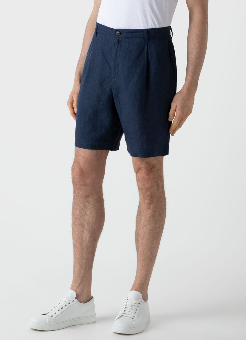 Sunspel Pleated Linen Short outlook