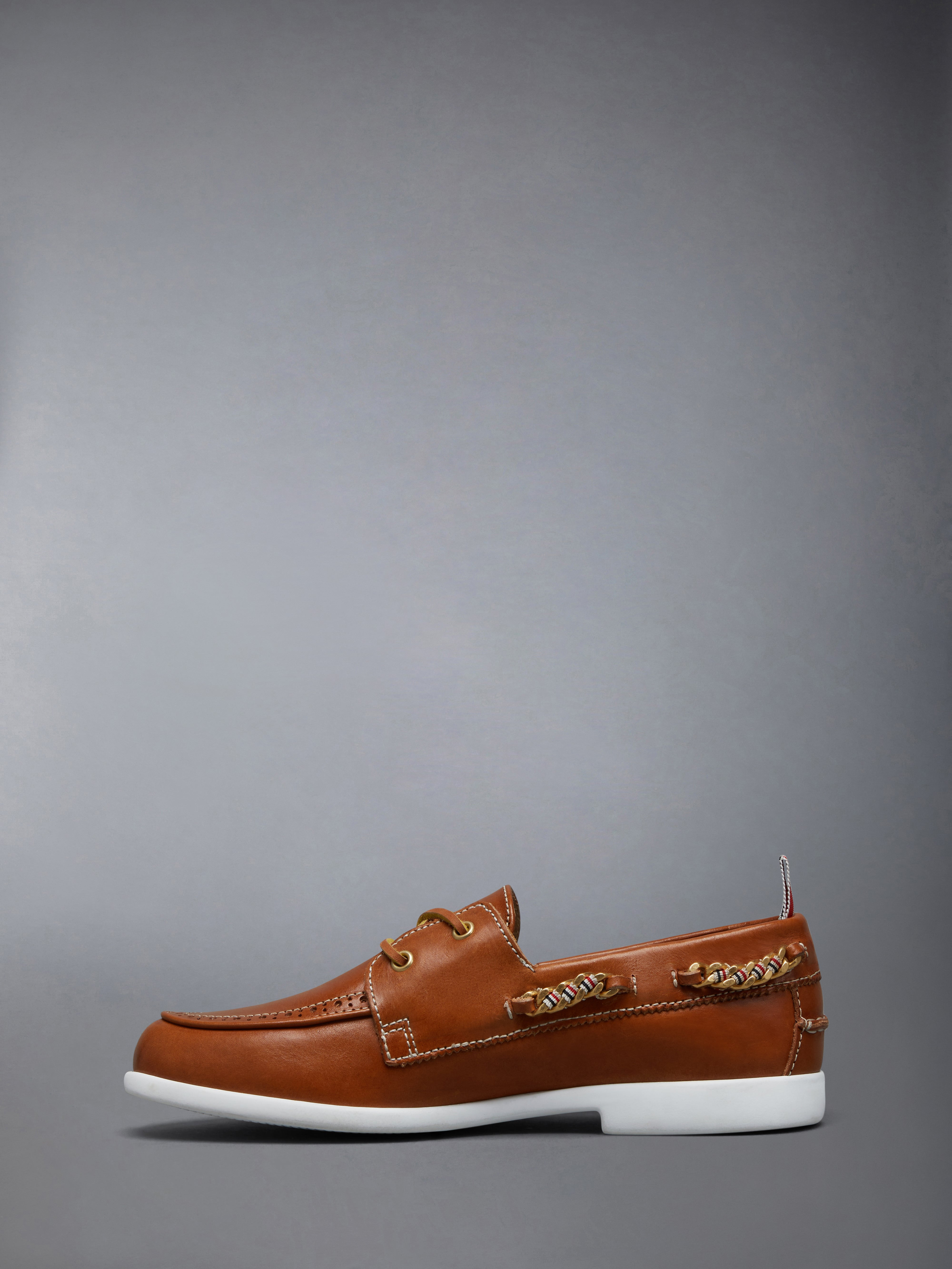 VACCHETTA BROGUE BOAT SHOE - 3